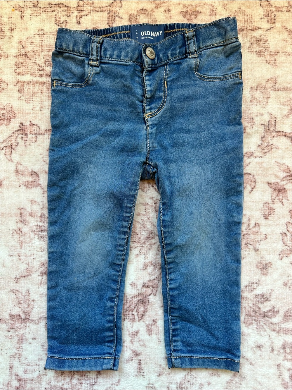 Old Navy Ballerina Size 18-24 Months Medium Blue Stretch Denim Jeans